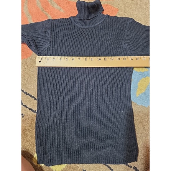 Vintage 90s Jamie Scott Large Womens Sweater TurtleNeck Grunge Academia Y2k - Picture 3 of 8
